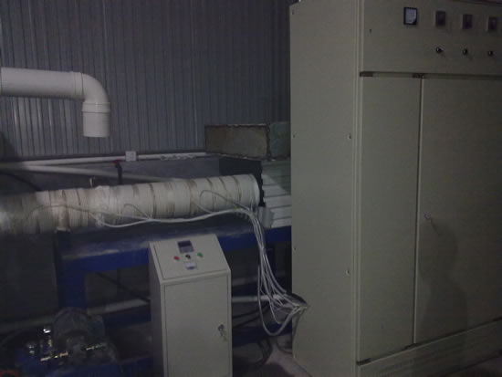 500度高溫水料造粒機改造